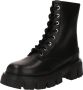 Love Moschino Stijlvolle leren veterschoenen voor dames Black Dames - Thumbnail 3