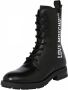 Love Moschino Stoere Veterschoenen voor Dames Zwart Dames - Thumbnail 2