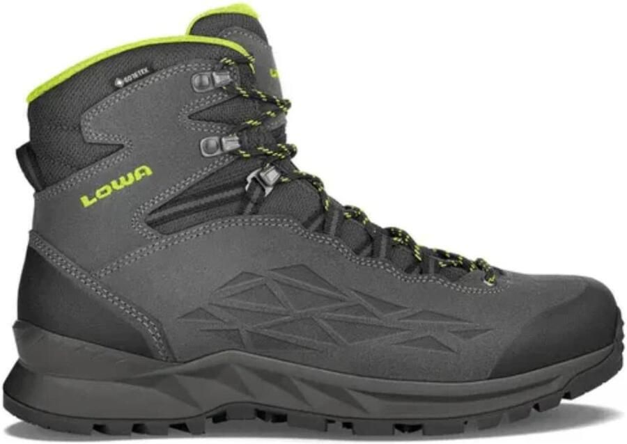 Lowa EXPLORER II GTX MID Antraciet Lime Heren Trekkingschoenen