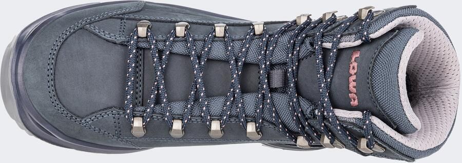 Lowa Qlima Renegade Evo GTX Wandelschoen Dames waterdichte mid wandelschoenen Steelblue Oldrose - Foto 4