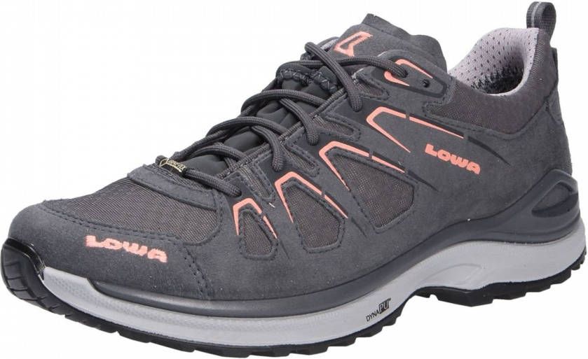 Lowa Innox EVO GTX LO Wandelschoenen Dames Middengrijs/Zalmroze -  Schoenen.nl