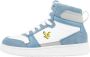 Lyle & Scott sneakers blauw wit Jongens Imitatieleer Meerkleurig 30 - Thumbnail 3