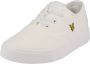 Lyle & Scott Wick Kids sneakers wit Jongens Textiel Logo 29 - Thumbnail 3