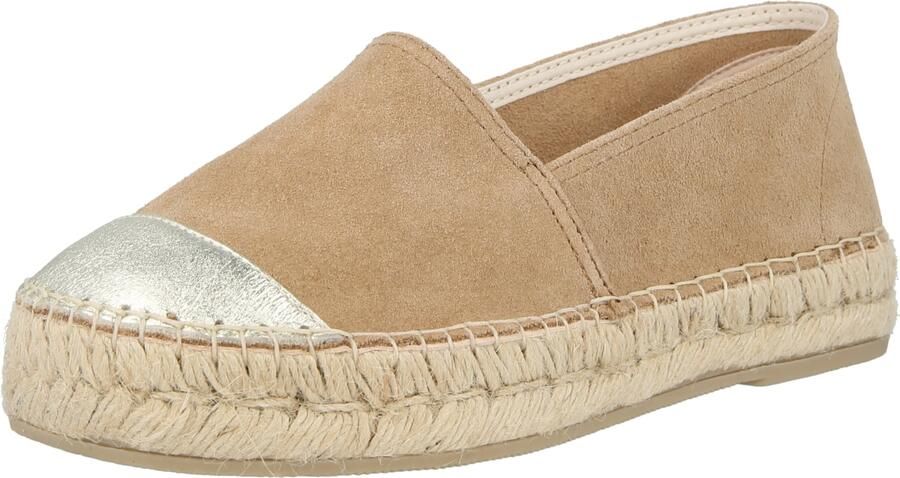 MACARENA Espadrilles 'Elisa 3' taupe zilver