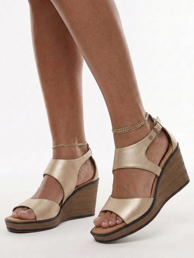 Maciejka Sandalen met sleehak K747126001 - Foto 4