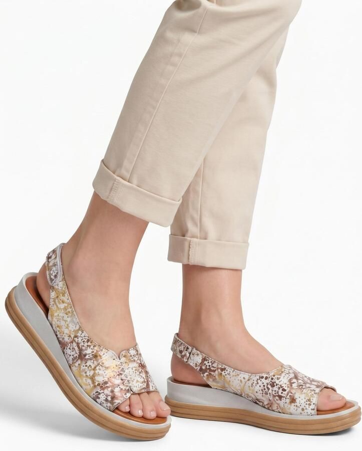 Maciejka Sandalen met sleehak L763111001 - Foto 4