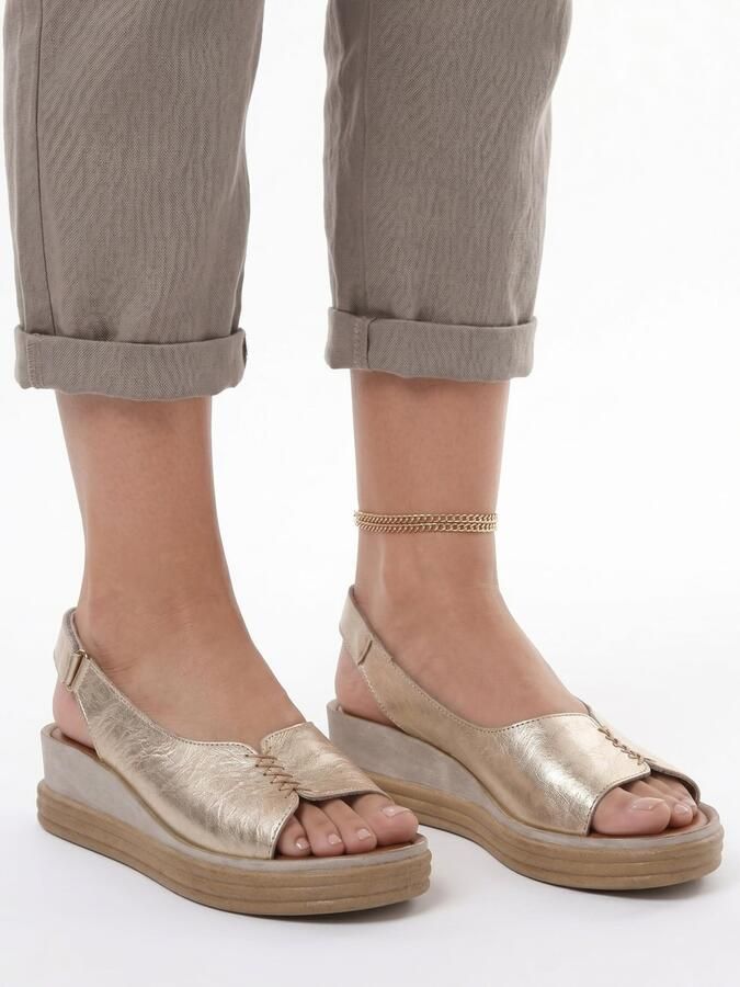 Maciejka Sandalen met sleehak L763125001 - Foto 4