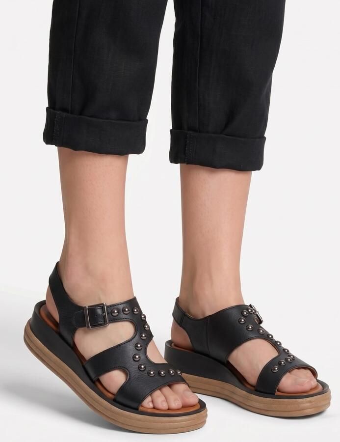 Maciejka Sandalen met sleehak L763201001 - Foto 4