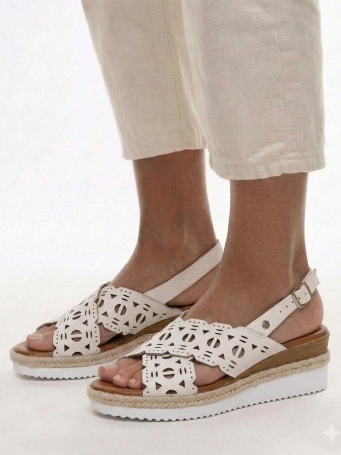 Maciejka Sandalen met sleehak P750204000 - Foto 3