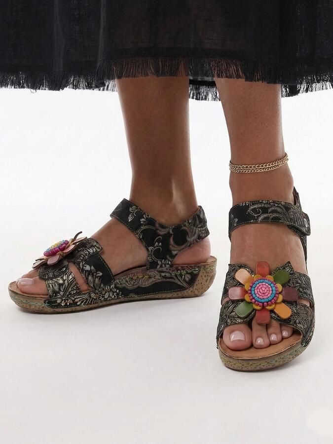 Maciejka Sandalen met riem 'K7418-01 00-1' honing - Foto 4