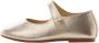 Mango Kids ballerina's goud Meisjes Imitatieleer Effen 21(12 8cm) - Thumbnail 3