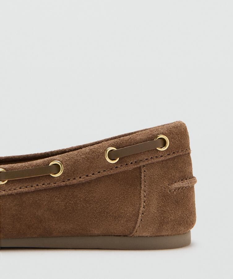Mango suède bootschoenen cognac - Foto 2