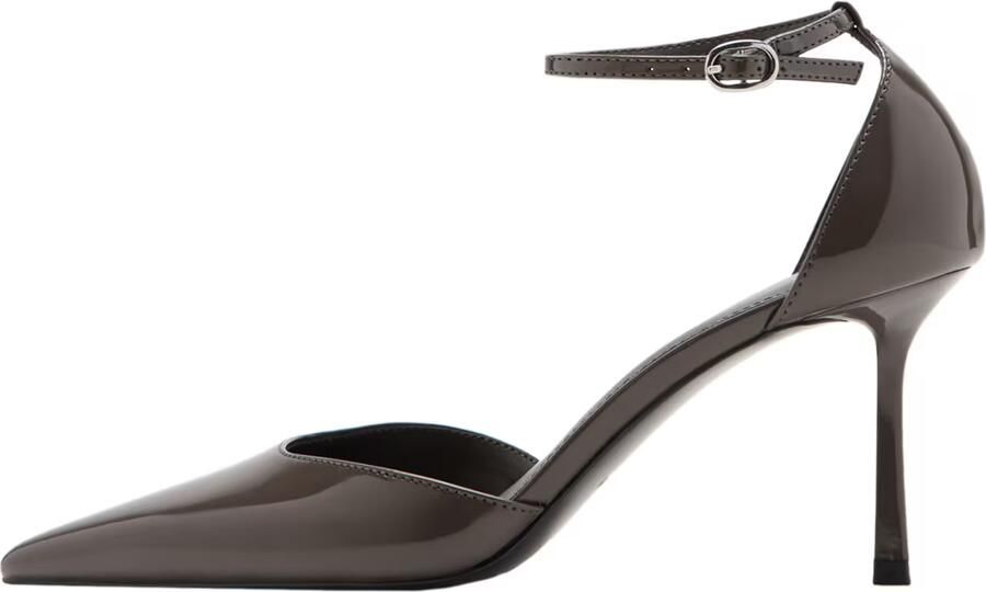 MANGO Pumps 'Beli' donkergrijs - Foto 4