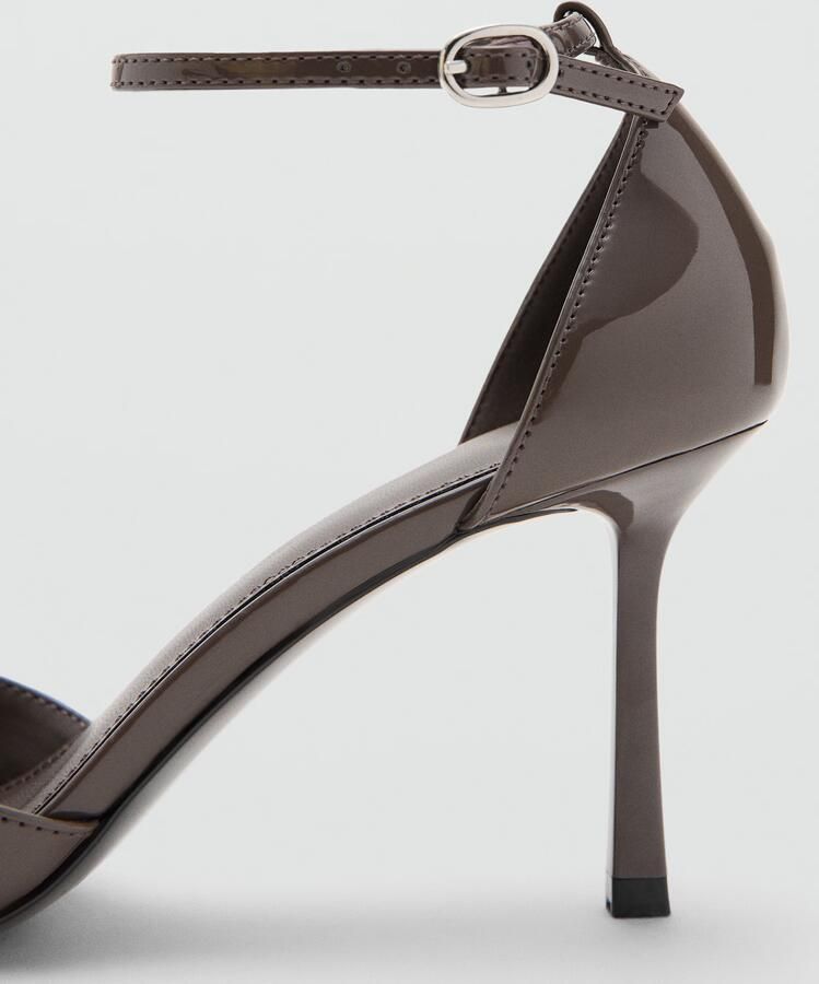 MANGO Pumps 'Beli' donkergrijs - Foto 5