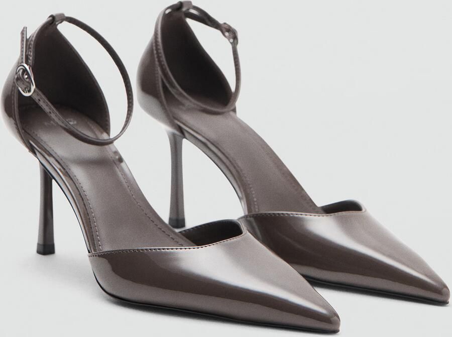 MANGO Pumps 'Beli' donkergrijs - Foto 6