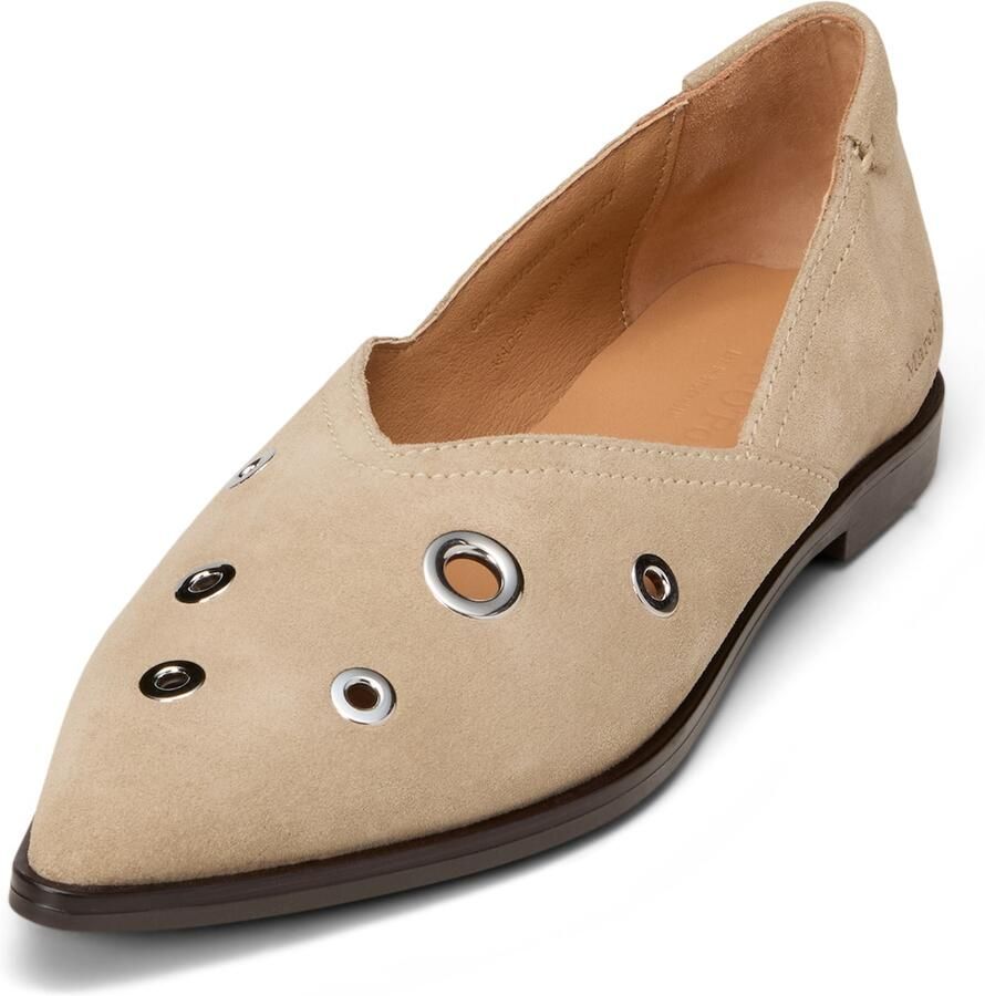 Marc O'Polo Ballerina van suède model 'CAMILLA 5B'