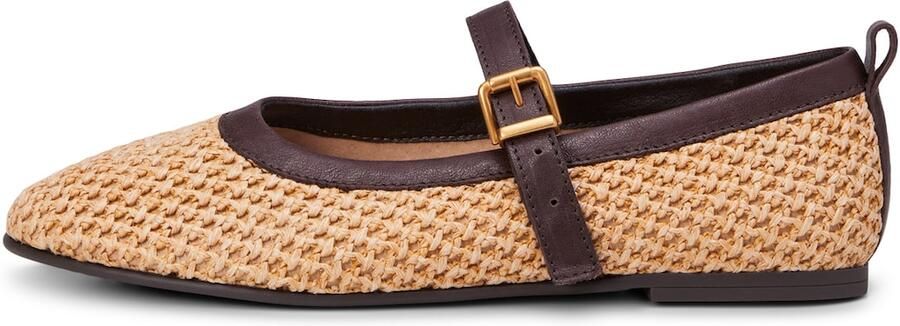 Marc O'Polo Ballerina met riempjes 'Gina' beige bruin - Foto 4