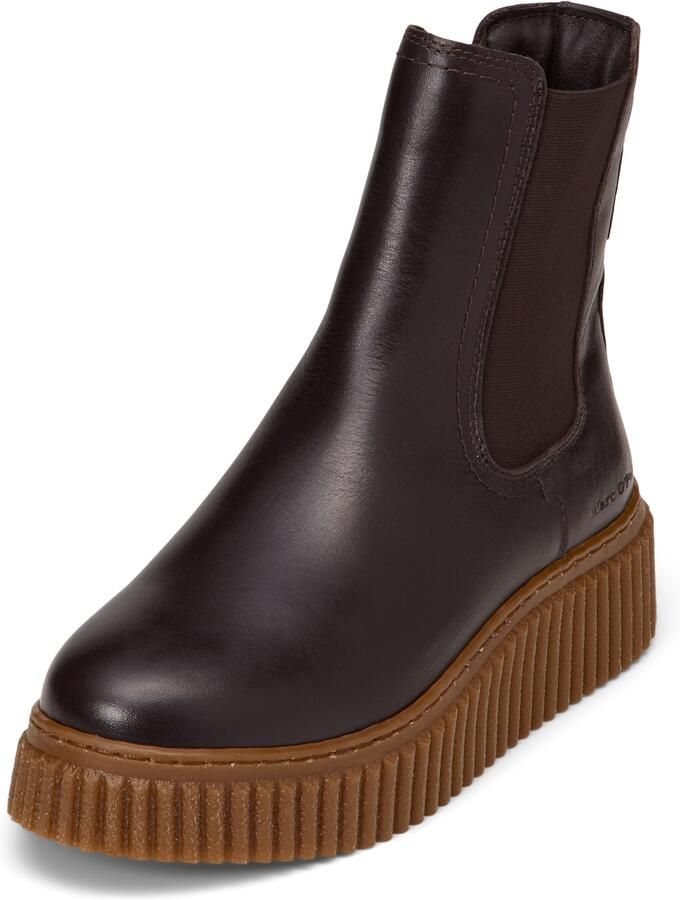 Marc O'Polo Chelsea boots 'Bianca' donkerbruin
