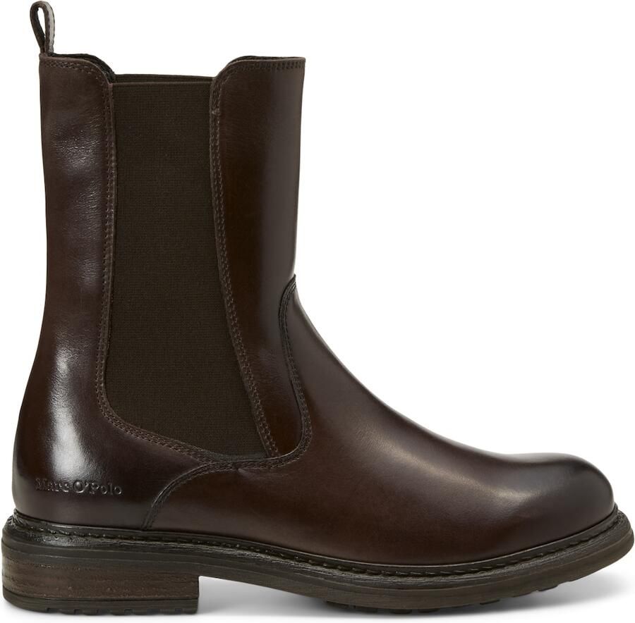 Marc O'Polo Chelsea boots donkerbruin - Foto 3
