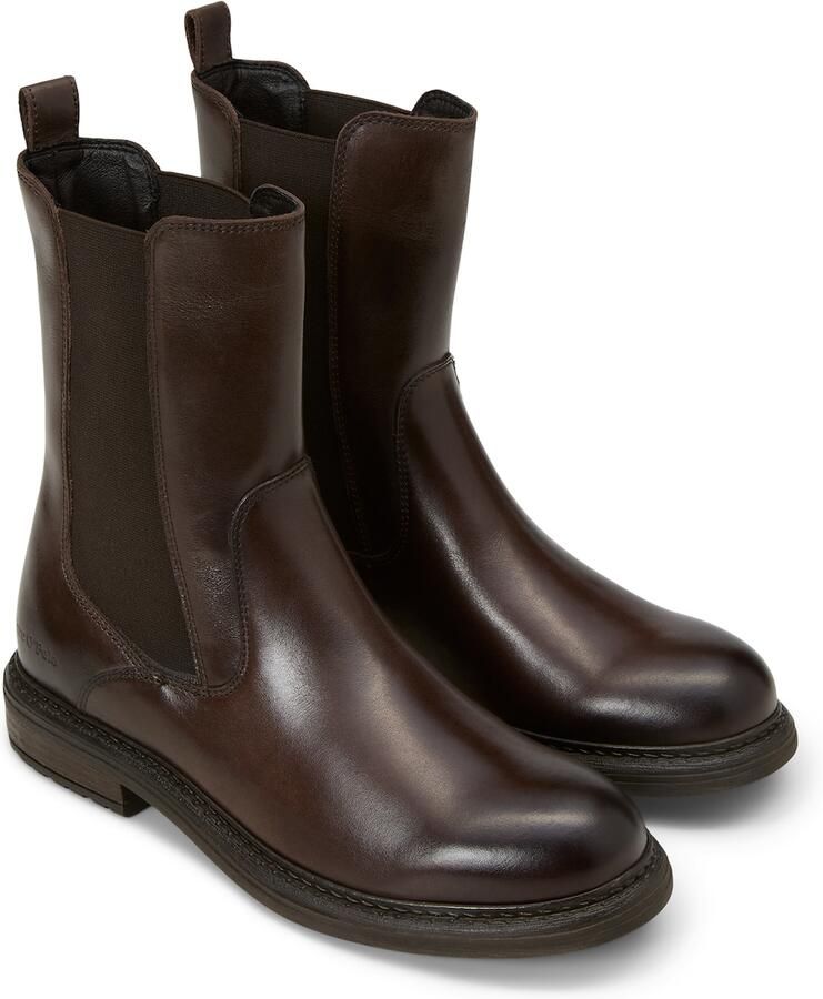 Marc O'Polo Chelsea boots donkerbruin - Foto 4