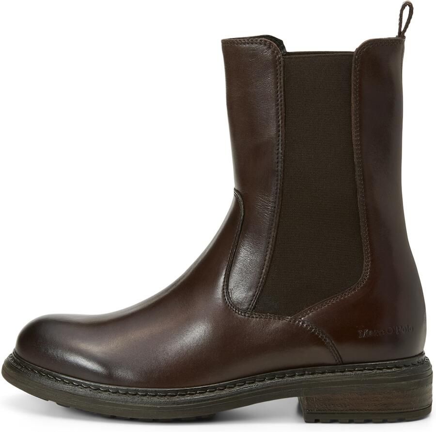 Marc O'Polo Chelsea boots donkerbruin - Foto 2