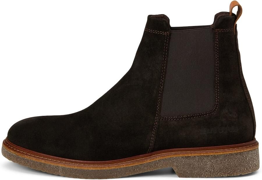 Marc O'Polo Chelsea boots 'Linus' donkerbruin