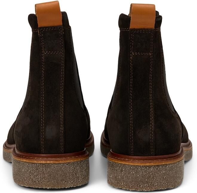 Marc O'Polo Chelsea boots 'Linus' donkerbruin - Foto 5