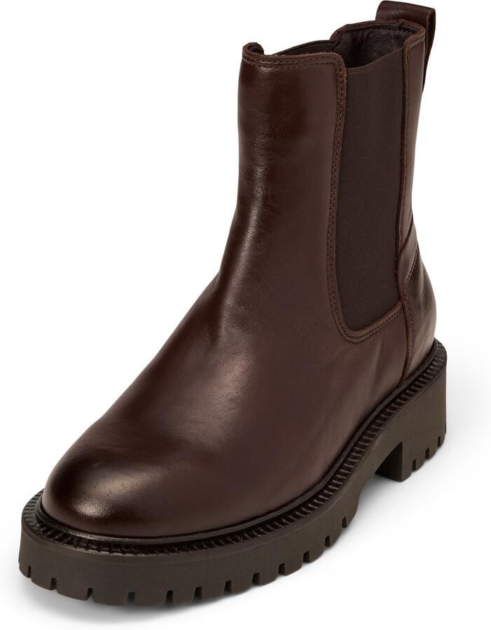 Marc O'Polo Chelsea boots 'Phia' donkerbruin