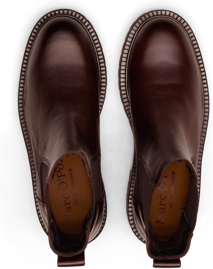 Marc O'Polo Chelsea boots 'Phia' donkerbruin - Foto 2
