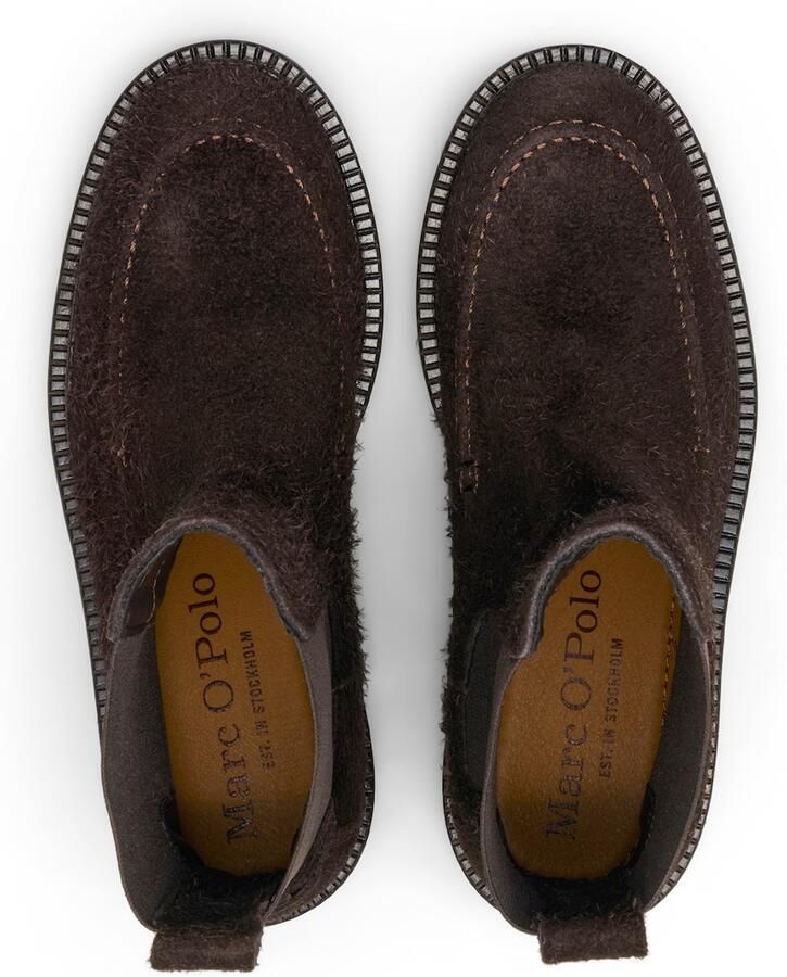 Marc O'Polo Chelsea boots 'Phia' donkerbruin - Foto 4
