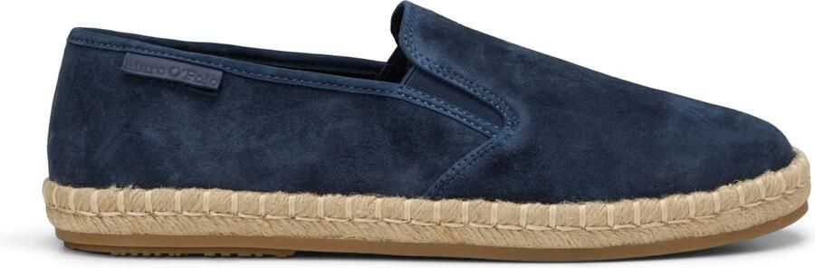 Marc O'Polo Espadrilles van echt leer met logopatch