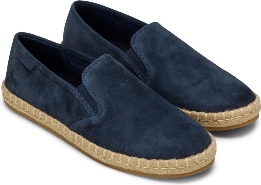 Marc O'Polo Espadrilles van echt leer met logopatch - Foto 3