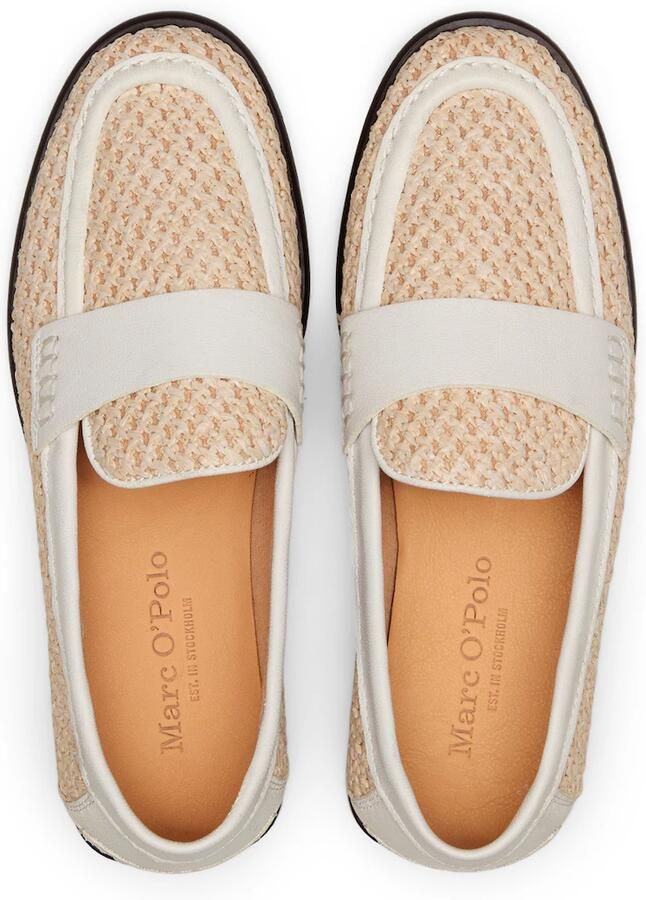 Marc O'Polo Instappers 'Fiona' beige - Foto 3