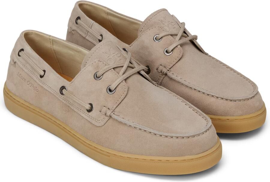 Marc O'Polo Mocassins 'Karo' lichtbruin - Foto 4