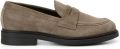 Marc O'Polo Loafers van echt leer model 'Paula 34' - Bruin