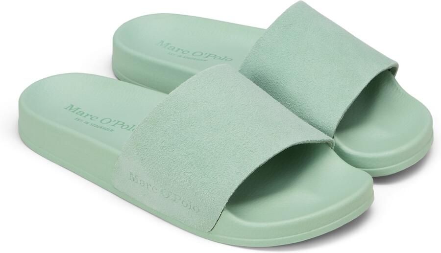 Marc O'Polo Badslippers met labelreliëf - Foto 2