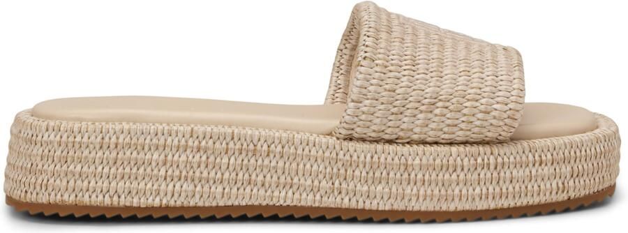 Marc O'Polo sandalen van stro- vlechtwerk model 'LARISSA'
