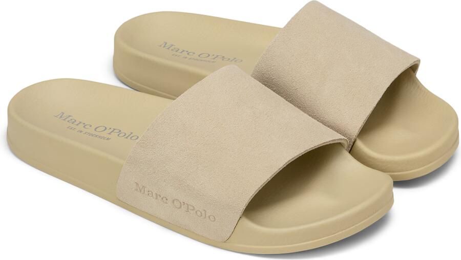 Marc O'Polo Badslippers met labelreliëf - Foto 3