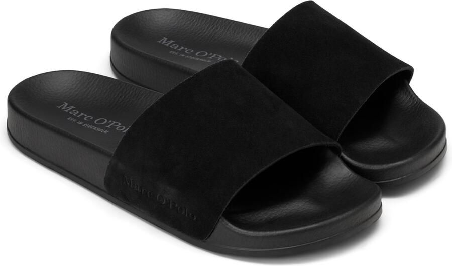 Marc O'Polo Badslippers met labelreliëf - Foto 3
