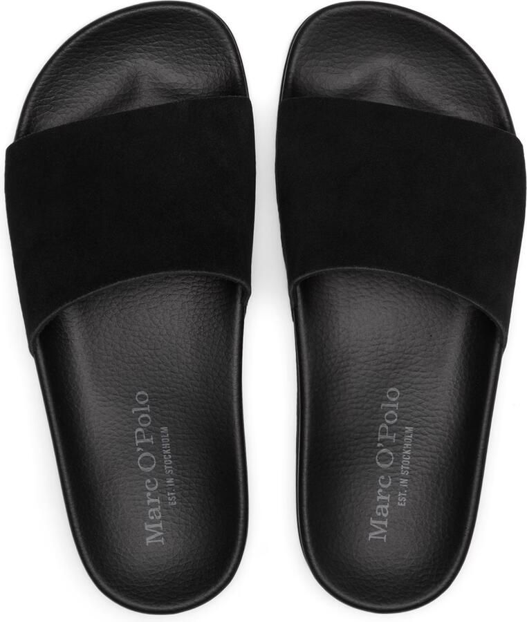 Marc O'Polo Badslippers met labelreliëf - Foto 2