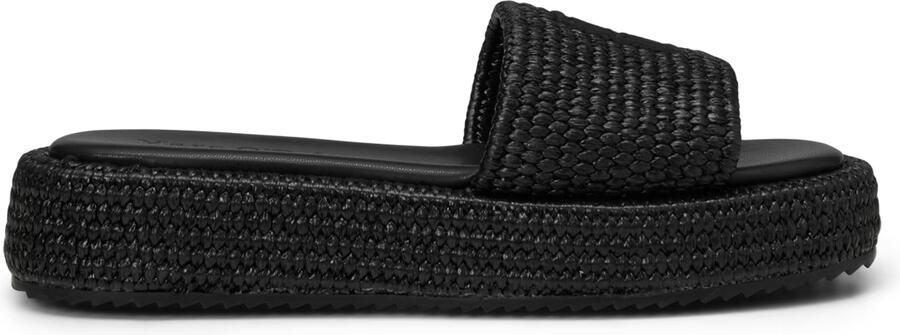Marc O'Polo sandalen van stro- vlechtwerk model 'LARISSA'