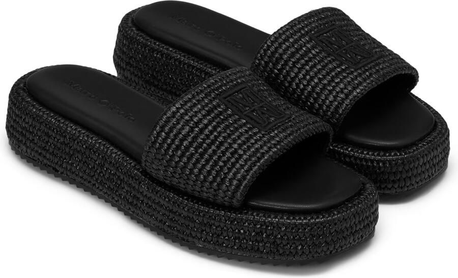 Marc O'Polo sandalen van stro- vlechtwerk model 'LARISSA' - Foto 3