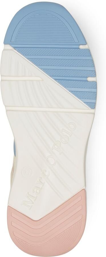 Marc O'Polo Sneakers laag beige blauw - Foto 5
