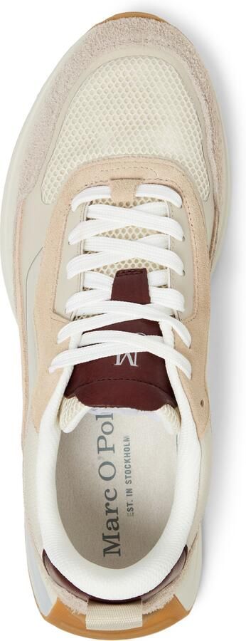 Marc O'Polo Low-top-sneakers van echt leer - Foto 4