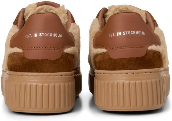 Marc O'Polo Sneakers laag bruin cappuccino - Foto 6