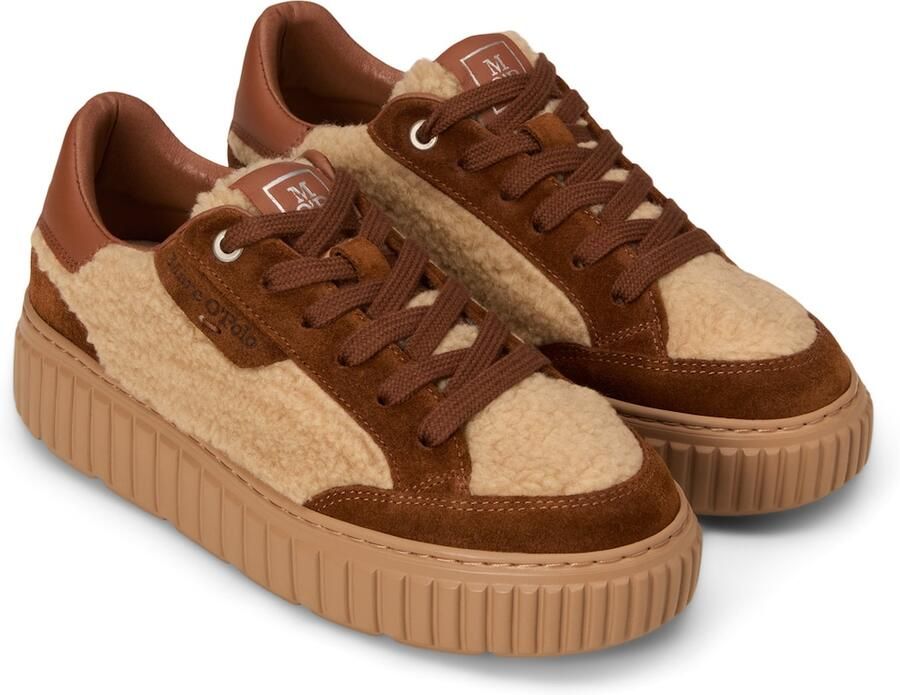 Marc O'Polo Sneakers laag bruin cappuccino - Foto 2
