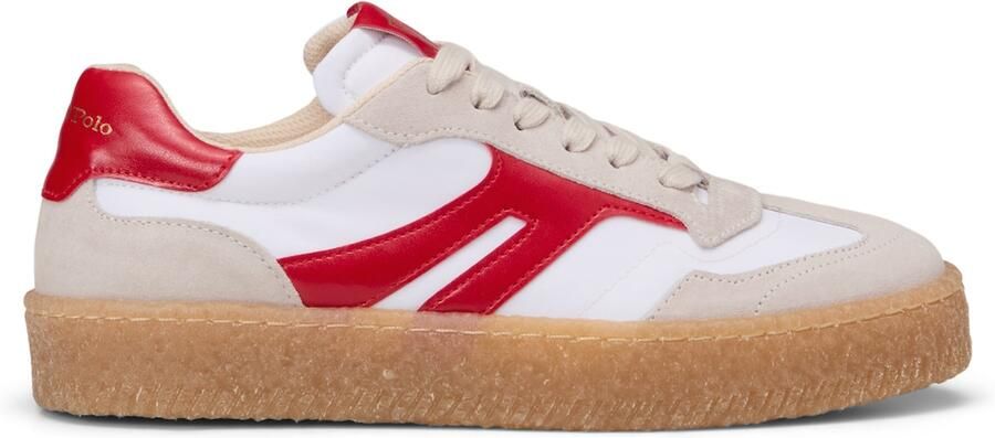 Marc O'Polo Sneakers laag 'Cortney' vuurrood wit offwhite - Foto 5