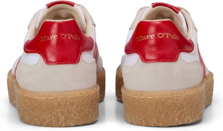 Marc O'Polo Sneakers laag 'Cortney' vuurrood wit offwhite - Foto 6