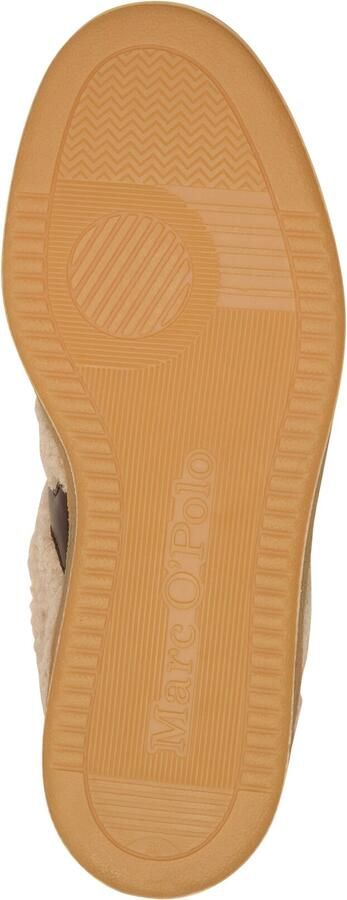 Marc O'Polo Sneakers van mix van leer en textiel model 'COURT W 5' - Foto 4