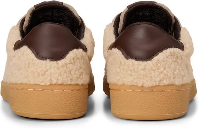 Marc O'Polo Sneakers van mix van leer en textiel model 'COURT W 5' - Foto 3